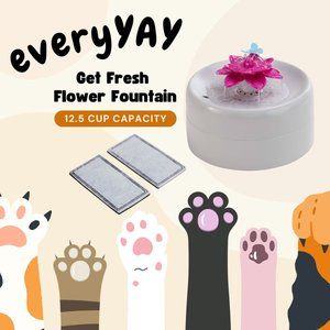 everyYAY Get Fresh Flower Fountain, 12.5 Cup Capacity